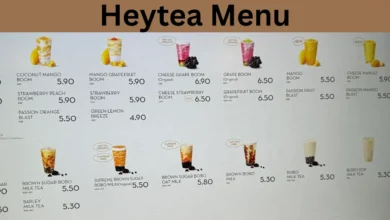 Heytea Menu