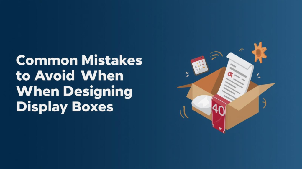 Common Mistakes to Avoid When Designing Display Boxes